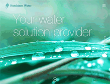 Tablet Screenshot of hutchisonwater.com